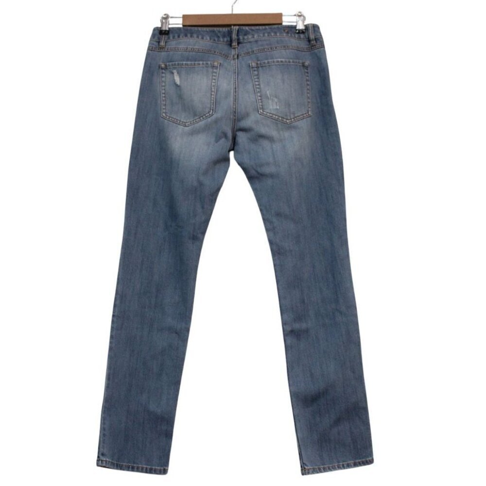 Cabi Jeans Size 6 Mojave Slim Boyfriend Distressed Stretch Denim Style # 5165 - Picture 9 of 13